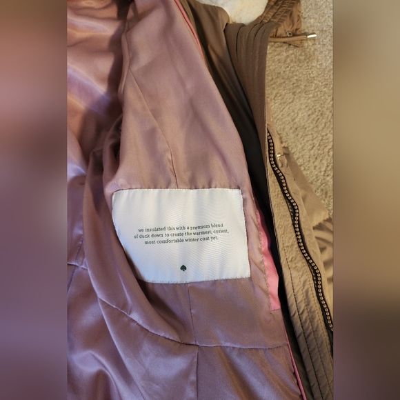 kate spade womens faux sherpa maxi coat - Picture 7 of 11